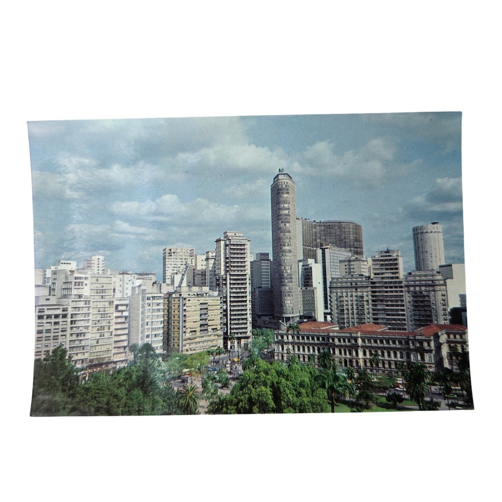 Brasilcolor Sao Paulo Brazil Postcard Edificio Italia Copan Hilton Building